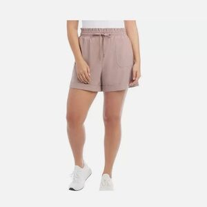 Danskin Ladies' Woven Paperbag Short (1751958) brown size XS Women